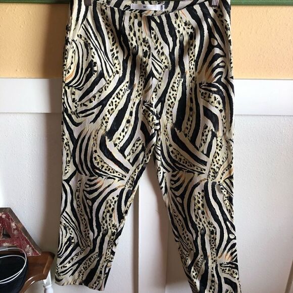 W pants size 12P off-white and black - Picture 1 of 6
